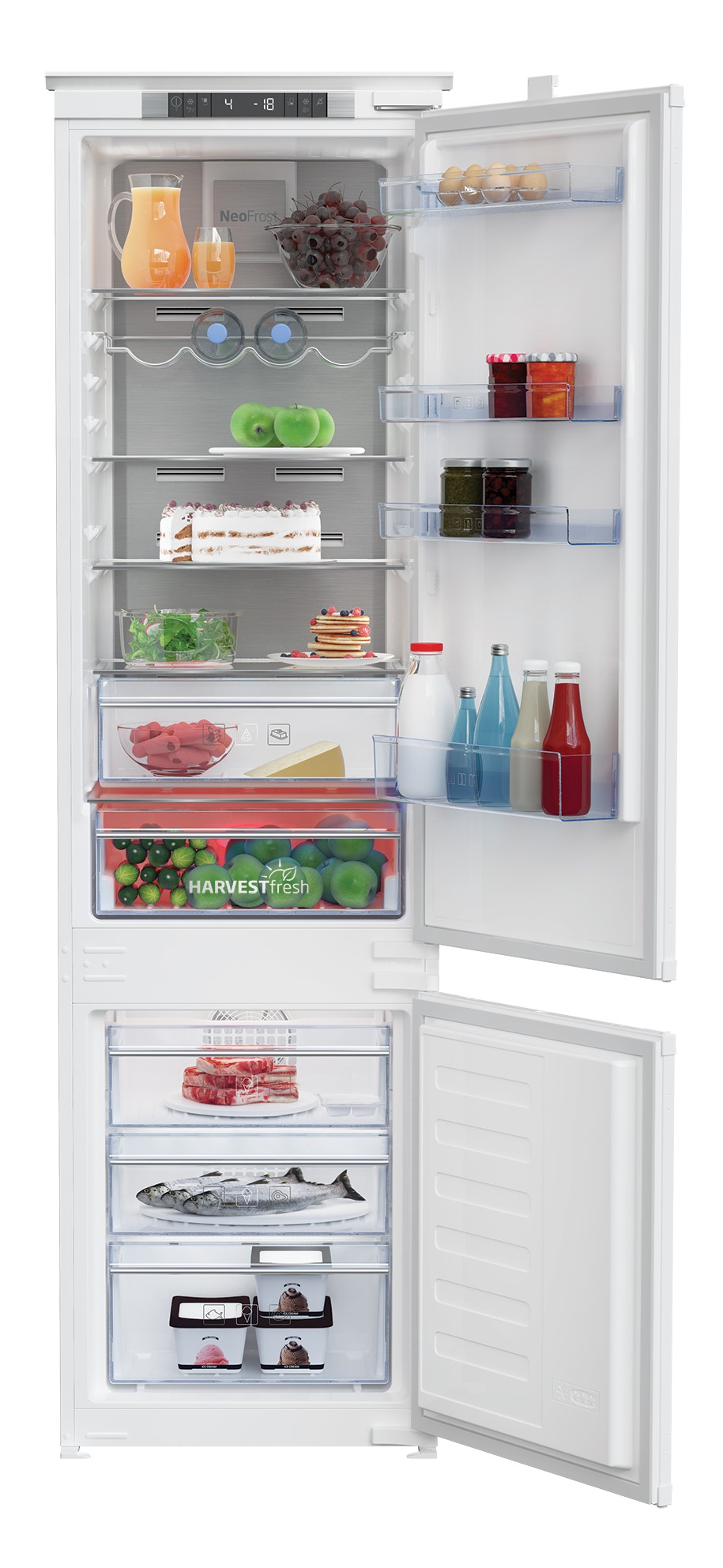 Frigorífico combi integrable Beko BCNA306E4SN 193,5x54x54,5 No Frost